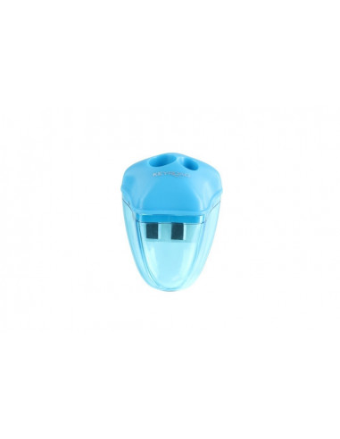 Ascutitoare KeyRoad dubla, plastic, Bleu,KR970859