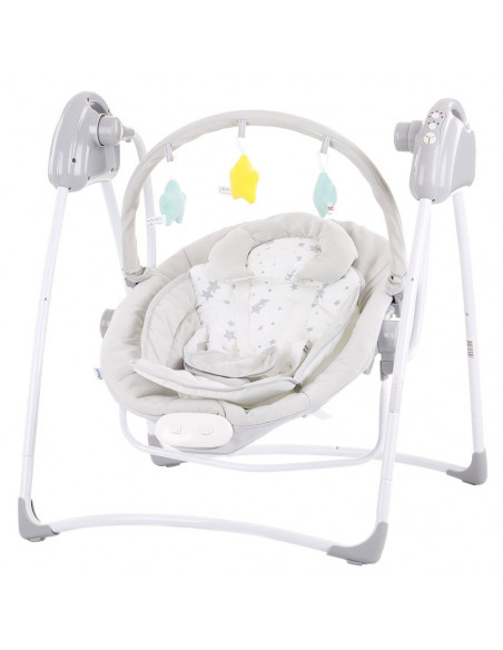 Leagan electric si balansoar Chipolino Paradise grey little