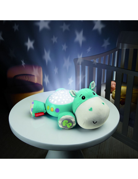 Lampa de veghe plus Fisher Price by Mattel Newborn Hipopotam