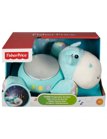 Lampa de veghe plus Fisher Price by Mattel Newborn Hipopotam