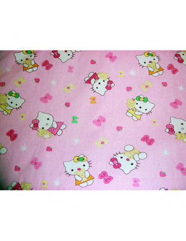 Lenjerie patut Hubners Kitty 4 piese roz,LENHK4R