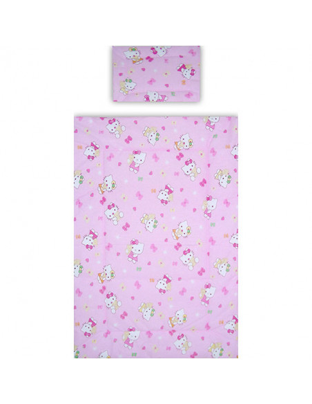 Lenjerie patut Hubners Kitty 4 piese roz,LENHK4R