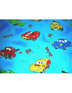 Lenjerie patut Hubners Cars 4 piese albastru,LENHC4A 2