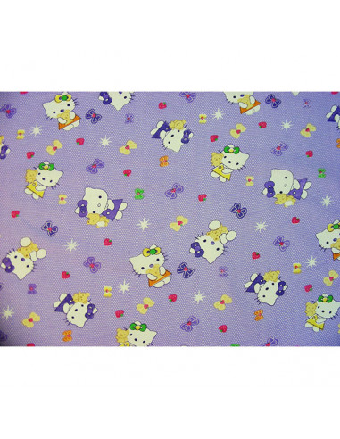 Lenjerie patut Hubners Kitty 4 piese mov,LENHK4M