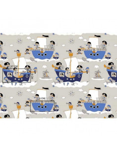 Lenjerie patut Hubners Pirati 5 piese,LENHPI5 2