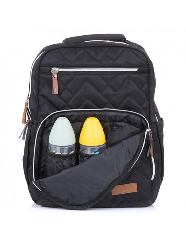 Rucsac si gentuta de infasat Chipolino black,CHRA02001BL