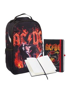 Set scoala AC/DC - Ghiozdan si Agenda A5