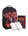 Set scoala AC/DC - Ghiozdan si Agenda A5