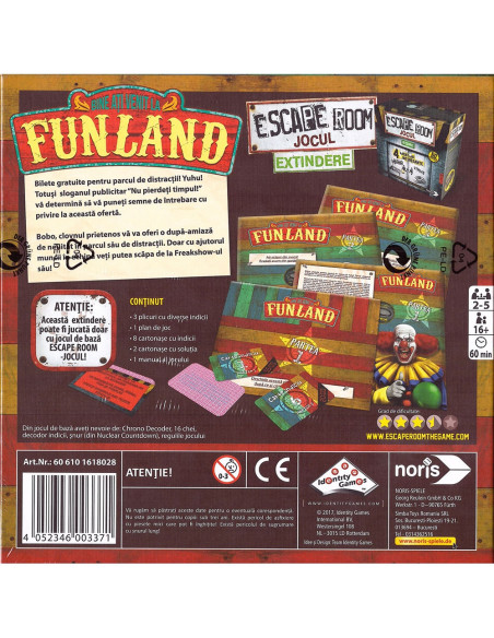 Extindere joc Noris Escape Room Funland,S606101618028 Extindere joc Noris Escape Room Funland,S606101618028