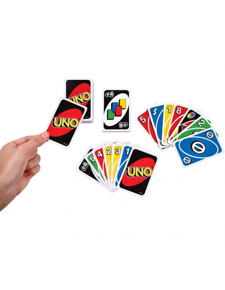 Carti de joc Mattel Games Uno Clasic,MT-W2087