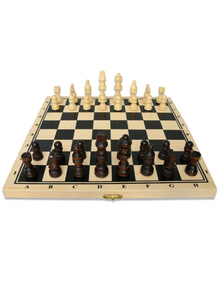 Joc Noris Deluxe Wooden Chess,S606108014