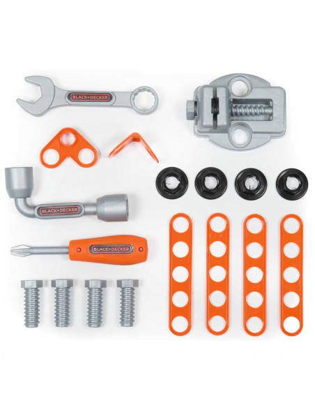 Masa de lucru Smoby Black & Decker 3 in 1 cu trusa de