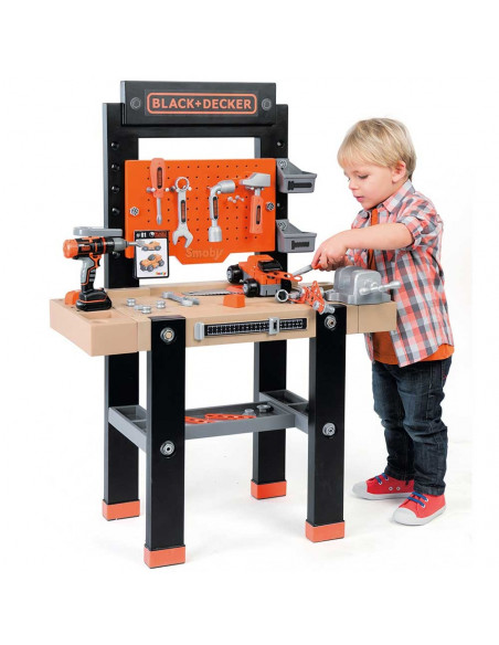 Atelier Smoby Black & Decker Bricolo Center cu