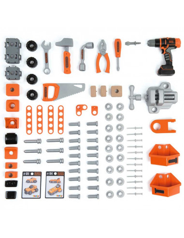 Atelier Smoby Black & Decker Bricolo Ultimate cu