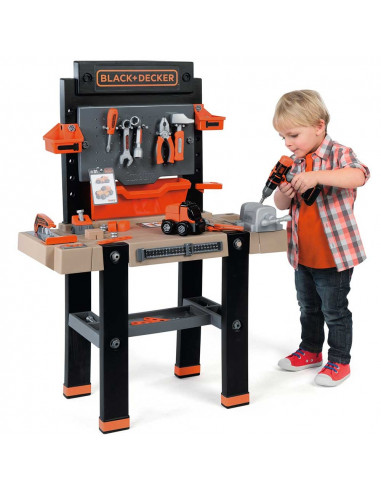 Atelier Smoby Black & Decker Bricolo Ultimate cu