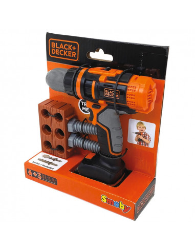 Jucarie Smoby Bormasina mecanica Black & Decker cu