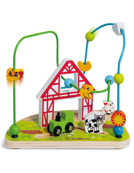 Jucarie Eichhorn Bead Maze Farm,S100003714