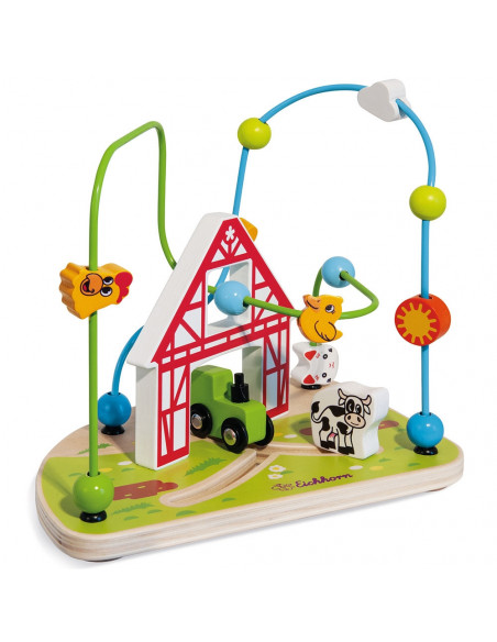 Jucarie Eichhorn Bead Maze Farm,S100003714