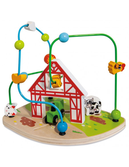 Jucarie Eichhorn Bead Maze Farm,S100003714