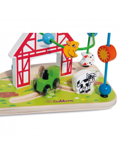 Jucarie Eichhorn Bead Maze Farm,S100003714