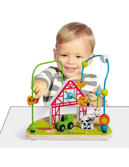 Jucarie Eichhorn Bead Maze Farm,S100003714