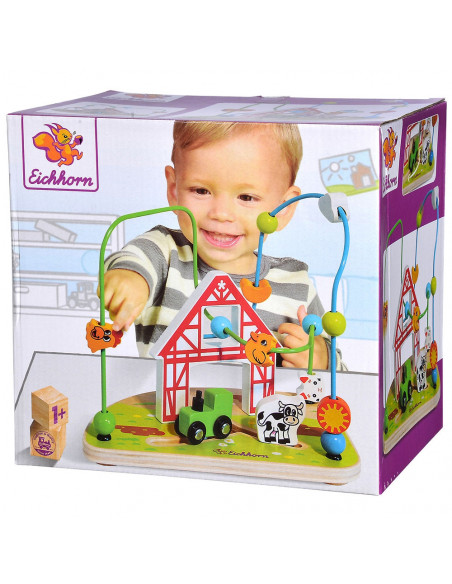Jucarie Eichhorn Bead Maze Farm,S100003714