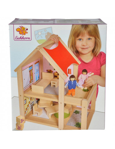 Casuta din lemn pentru papusi Eichhorn,S100002501