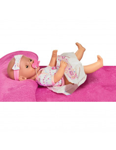 Papusa Simba New Born Baby 38 cm Bebe cu olita si 2