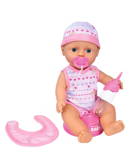Papusa Simba New Born Baby 30 cm Bebe Darling cu olita si