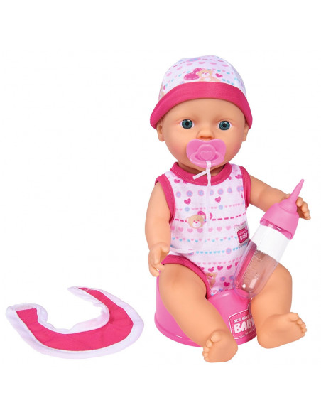 Papusa Simba New Born Baby 30 cm Bebe Darling cu olita si