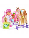 Papusa Simba Evi Love 12 cm Holiday Horse cu calut si