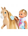 Papusa Simba Evi Love 12 cm Holiday Horse cu calut si