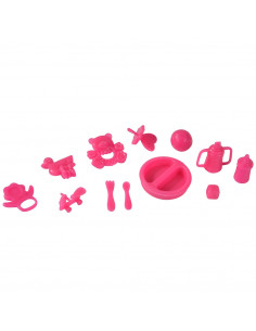 Papusa Simba Steffi Love Baby Walk 29 cm mov cu carucior si 2