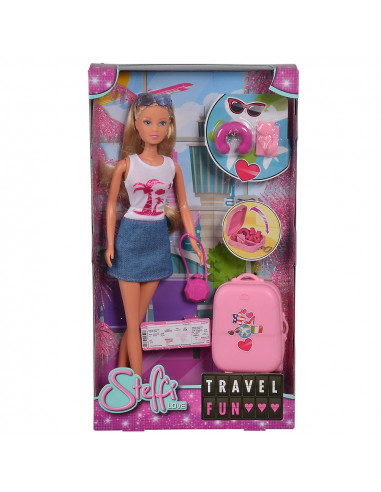 Papusa Simba Steffi Love Travel Fun 29 cm cu