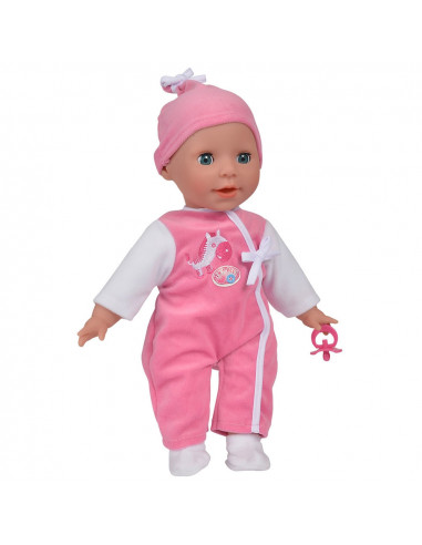 Papusa interactiva Simba Laura Baby Talk 38 cm cu biberon si