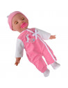 Papusa interactiva Simba Laura Baby Talk 38 cm cu biberon si