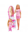 Set Simba Steffi Love Bedtime cu papusa 29 cm, papusa 12 cm si