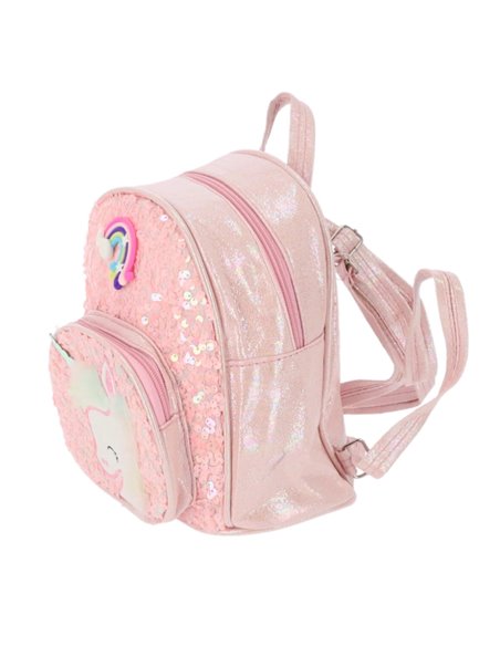 Ghiozdan prescolari School friendly 2 fermoare WIQBBU_PAL, Motiv unicorn