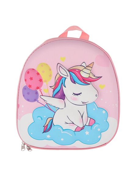 Ghiozdan prescolari School friendly 2 fermoare WI31U_RZ, Motiv unicorn