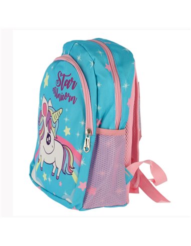 Ghiozdan prescolari School friendly 2 fermoare WI31U_TQ, Motiv unicorn