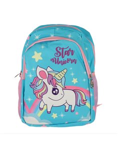 Ghiozdan prescolari School friendly 2 fermoare WI31U_TQ, Motiv unicorn