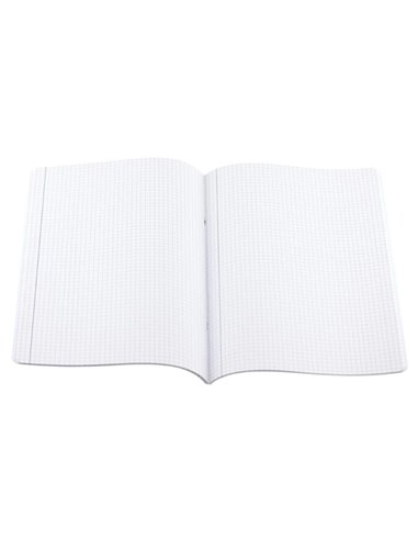 Caiet A4 60 file DACO, coperta plastic, matematica, 70g/mp, Roz pastel