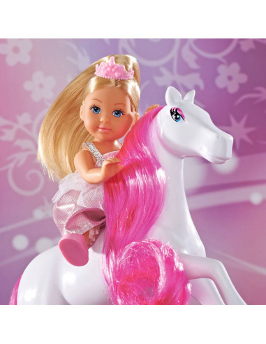 Set Simba Evi Love Romantic Carriage cu 2 papusi 12 cm si