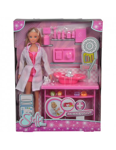 Papusa Simba Steffi Love Animal Doctor 29 cm cu