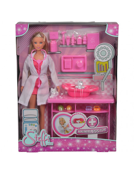 Papusa Simba Steffi Love Animal Doctor 29 cm cu