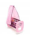 Leagan pentru papusa Smoby Baby Nurse roz mov cu