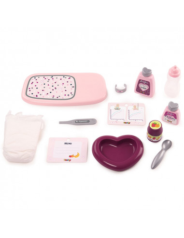 Gentuta pentru ingrijire papusi Smoby Baby Nurse mov,S7600220341