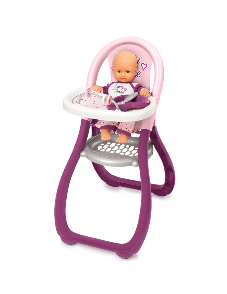Scaun de masa pentru papusi Smoby Baby Nurse,S7600220342