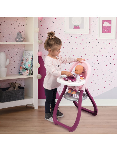 Scaun de masa pentru papusi Smoby Baby Nurse,S7600220342