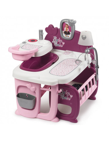 Centru de ingrijire pentru papusi Smoby Baby Nurse Doll`s Play